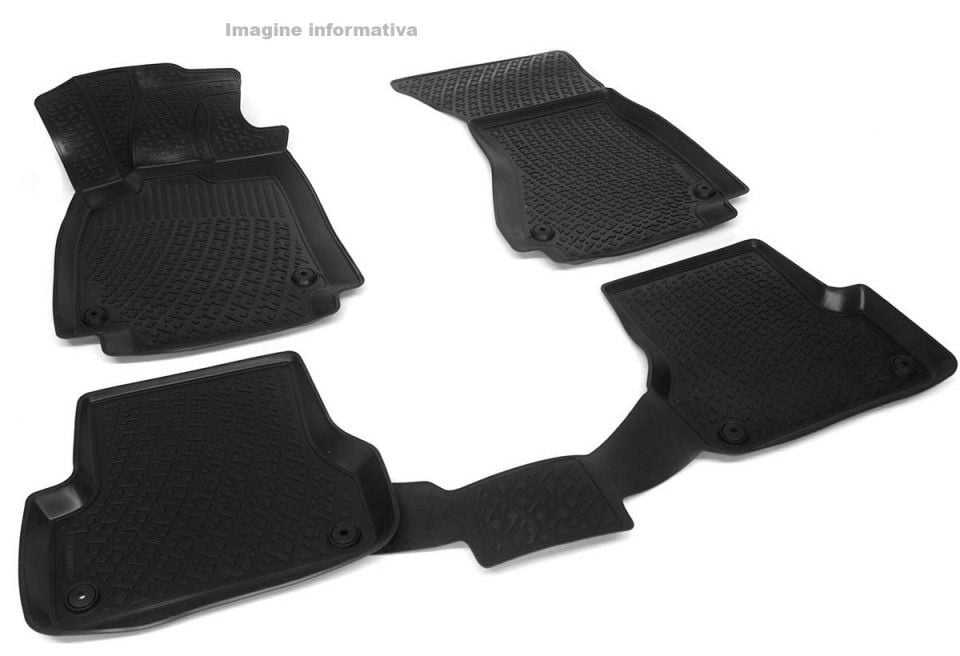 Covorase cauciuc 3D tip tavita Seat Alhambra fabricatie 1996-2010 Covorase cauciuc 3D tip tavita Seat Alhambra fabricatie 1996-2010