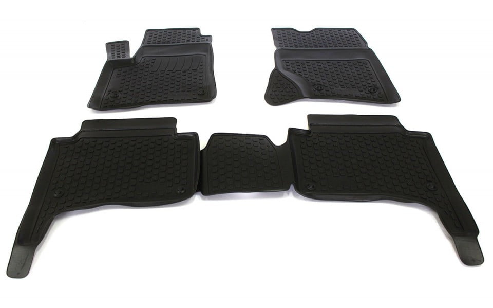 Covorase cauciuc 3D tip tavita Volkswagen VW Touareg I fabricatie 2002-2010 Covorase cauciuc 3D tip tavita Volkswagen VW Touareg I fabricatie 2002-2010