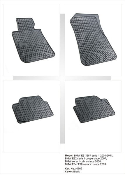 Covorase cauciuc BMW Seria 1 F40 fabricatie de la 2019+ Covorase cauciuc BMW Seria 1 F40 fabricatie de la 2019+