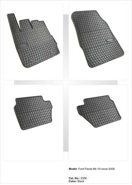 Covorase cauciuc FORD FIESTA fabricatie 2008-2018 Covorase cauciuc FORD FIESTA fabricatie 2008-2018