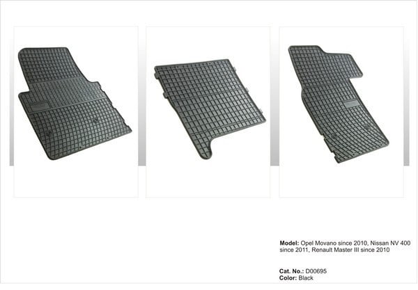 Covorase cauciuc NISSAN NV 400 fabricatie de la 2010+ Covorase cauciuc NISSAN NV 400 fabricatie de la 2010+