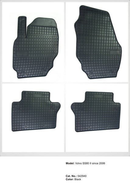 Covorase cauciuc VOLVO V70 III 3 fabricatie 2007-2016 Covorase cauciuc VOLVO V70 III 3 fabricatie 2007-2016